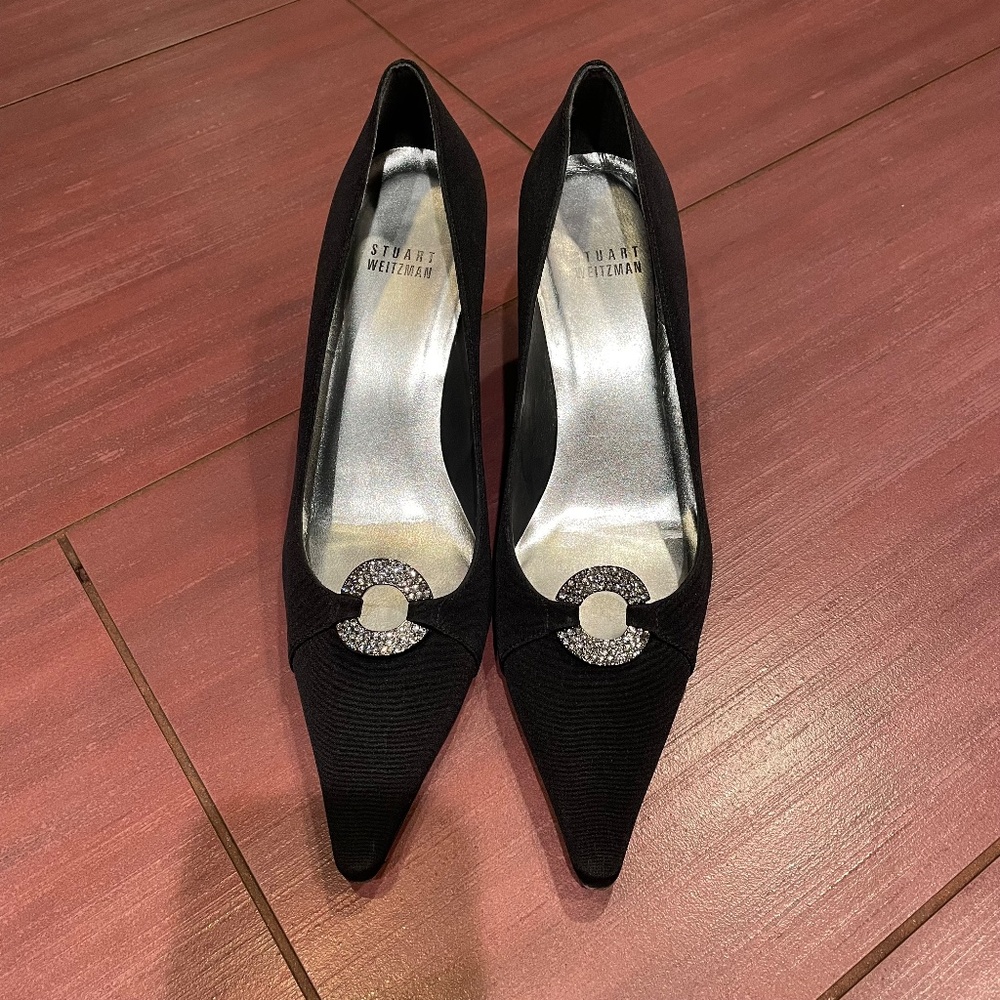 Stuart Weitzman Rhinestone Ring Pumps - image 3